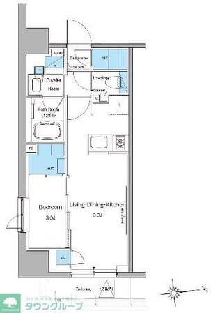 ルフォンプログレ上野御徒町の物件間取画像